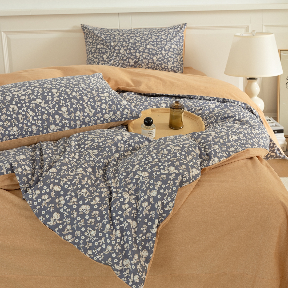 91家纺网 家纺一手货源 找家纺 绫韵家纺 2025秋冬新品生态全棉磨毛冬季纯棉磨毛四件套系列 尔樱