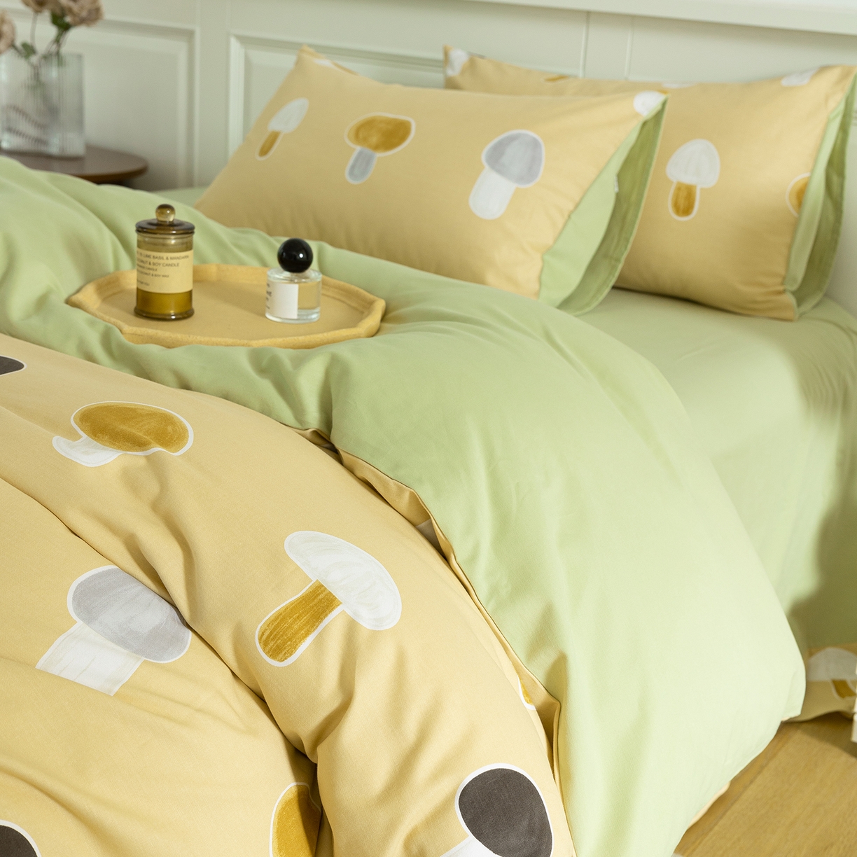 91家纺网 家纺一手货源 找家纺 绫韵家纺 2025秋冬新款印花全棉磨毛冬季加厚纯棉磨毛三件套四件套系列 茹茹世界