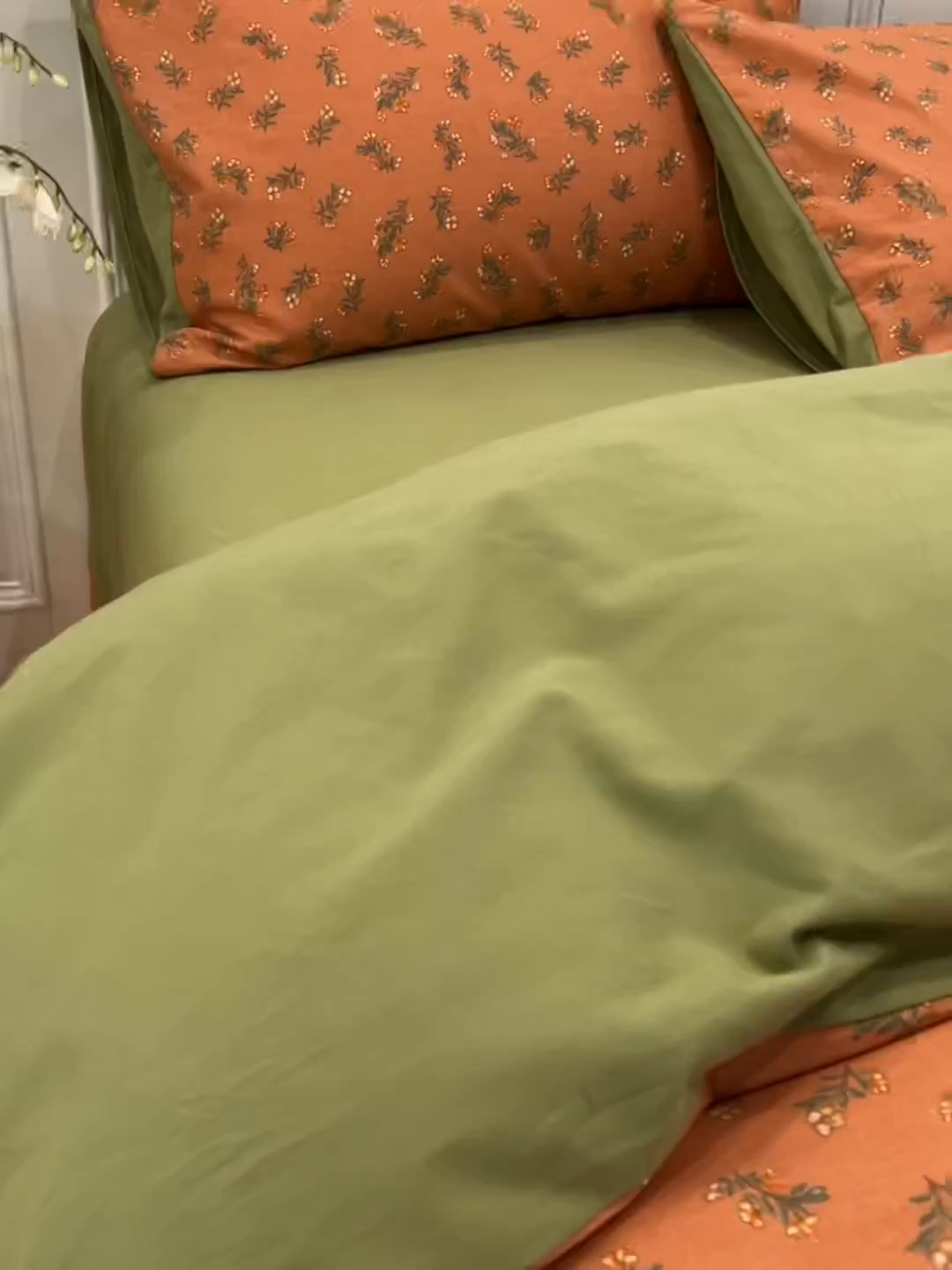 91家纺网 家纺一手货源 找家纺 绫韵家纺 2025秋冬新品生态全棉磨毛冬季纯棉磨毛四件套系列 花语遥香-咖