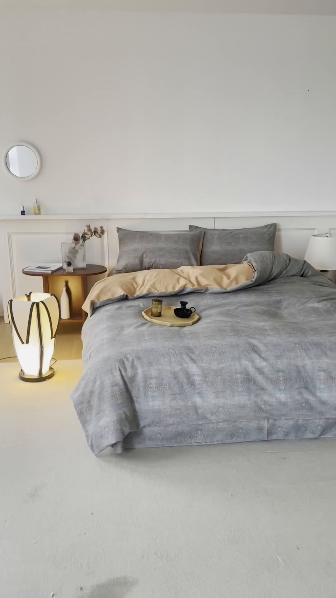 91家纺网 家纺一手货源 找家纺 绫韵家纺 2025秋冬新品生态全棉磨毛冬季纯棉磨毛四件套系列 拾秋兰