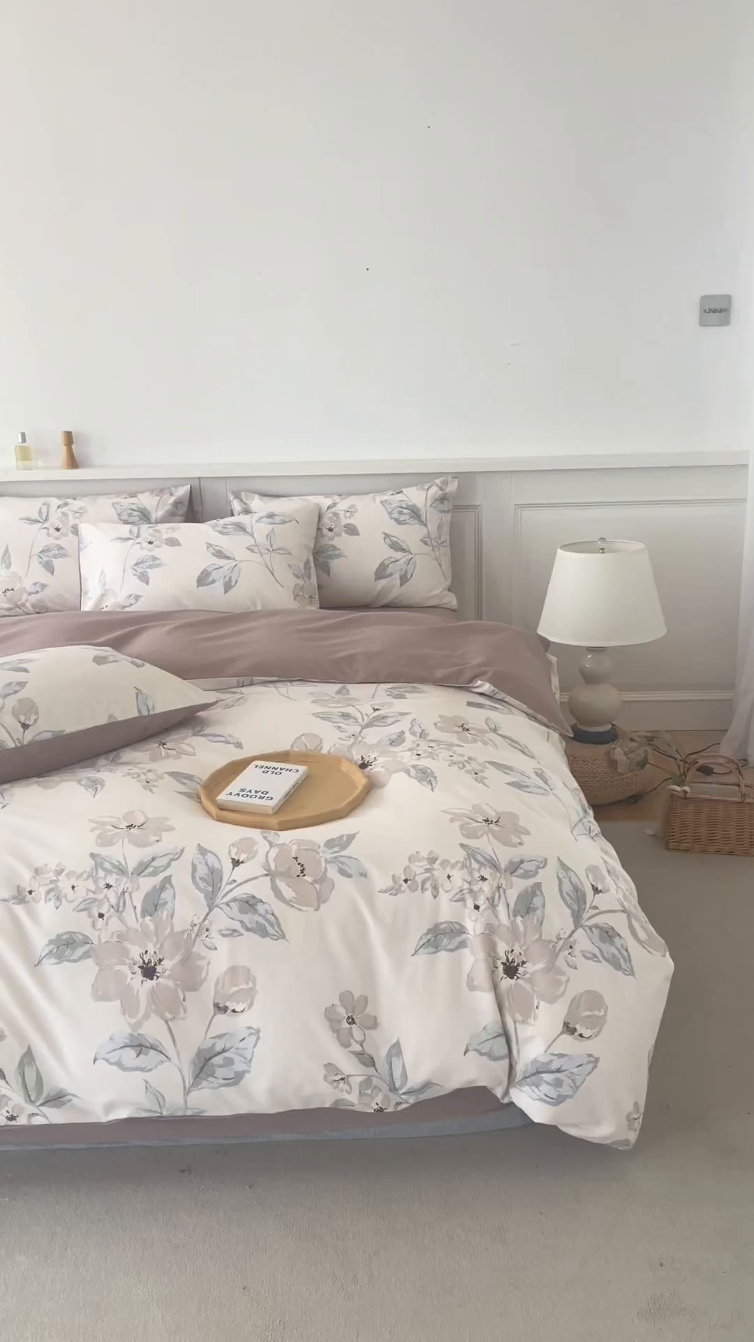 91家纺网 家纺一手货源 找家纺 绫韵家纺 2025秋冬新款印花全棉磨毛冬季加厚纯棉磨毛三件套四件套系列 山竹月