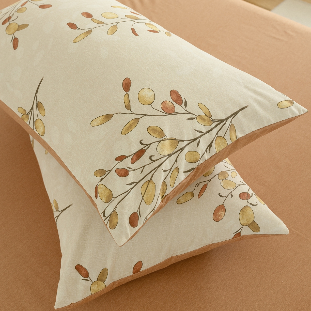 91家纺网 家纺一手货源 找家纺 绫韵家纺 2025秋冬新品生态全棉磨毛冬季纯棉磨毛四件套系列 语芊咖