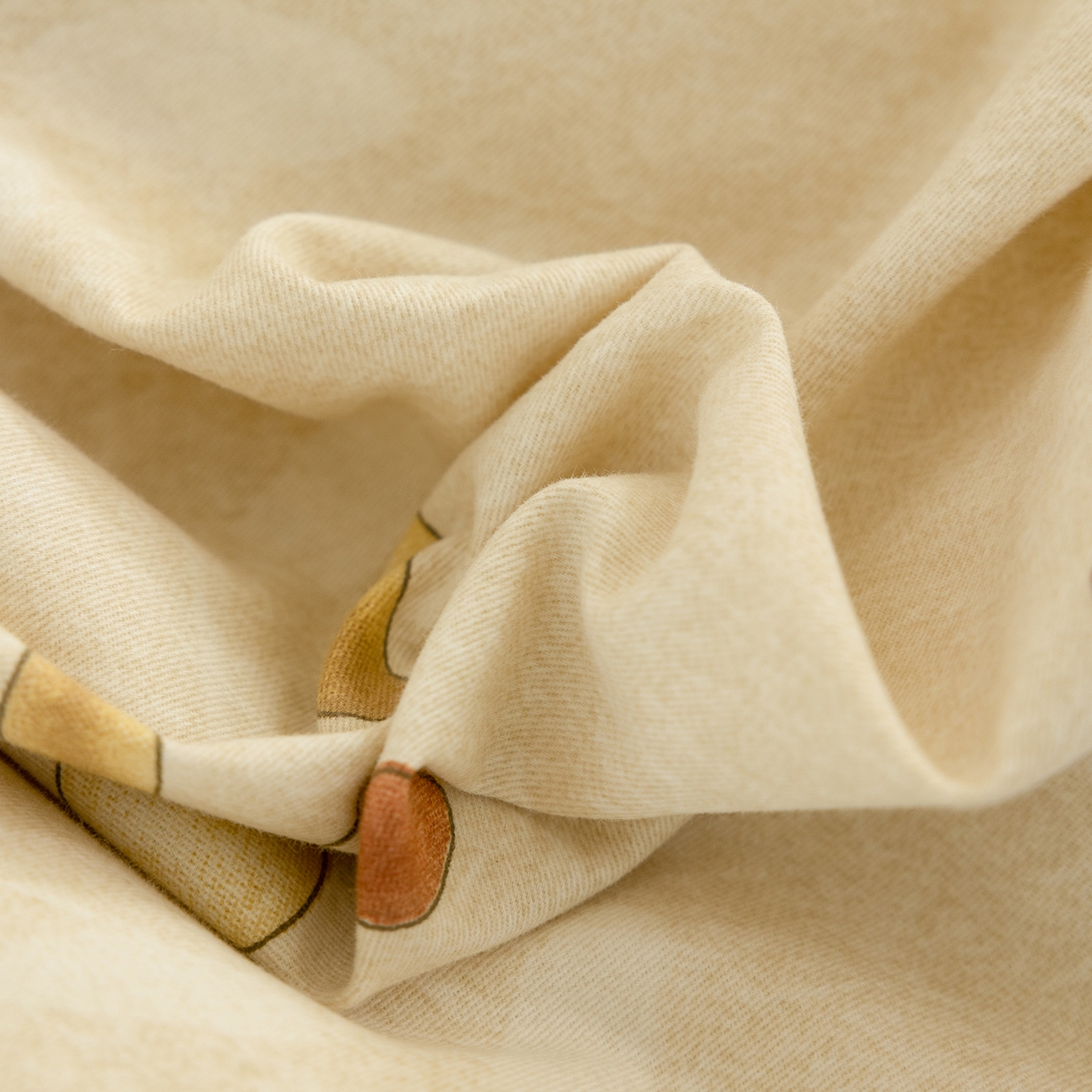 91家纺网 家纺一手货源 找家纺 绫韵家纺 2025秋冬新品生态全棉磨毛冬季纯棉磨毛四件套系列 语芊咖