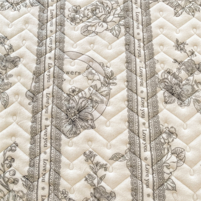 91家纺网 家纺一手货源 找家纺 小萌虎 2025新款A类防静电牛奶绒印花夹棉床笠 秘境