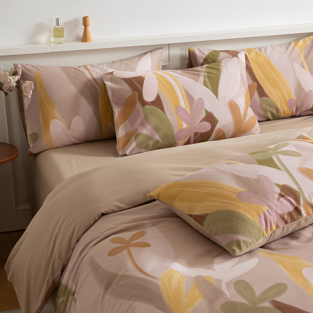 91家纺网 家纺一手货源 找家纺 绫韵家纺 2025秋冬新款印花全棉磨毛冬季加厚纯棉磨毛三件套四件套系列 图兰朵