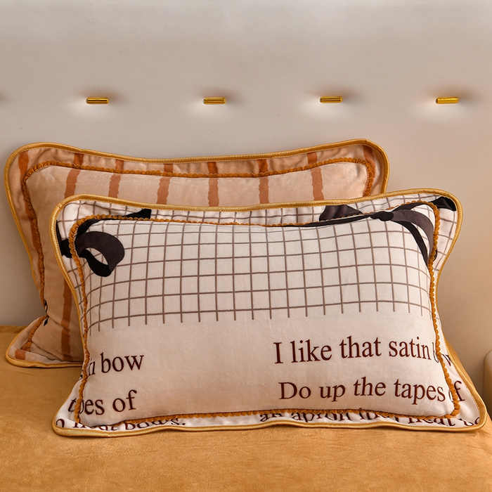 91家纺网 家纺一手货源 找家纺 亿品2025直播爆款9.5斤牛奶绒四件套加厚保暖床裙四件套 简单爱