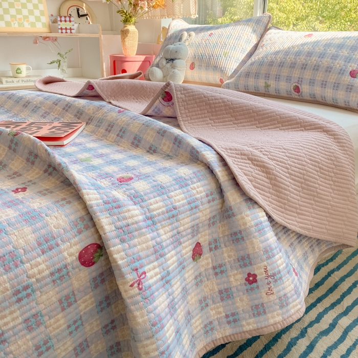 91家纺网 家纺一手货源 找家纺 （总）老帅的工厂店 2025新款7A抗菌床盖加厚被芯云感春秋冬被子被芯四件套系列（有买家秀）