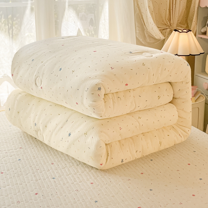 91家纺网 家纺一手货源 找家纺 （总）老帅的工厂店 2025新款7A抗菌床盖加厚被芯云感春秋冬被子被芯四件套系列（有买家秀）