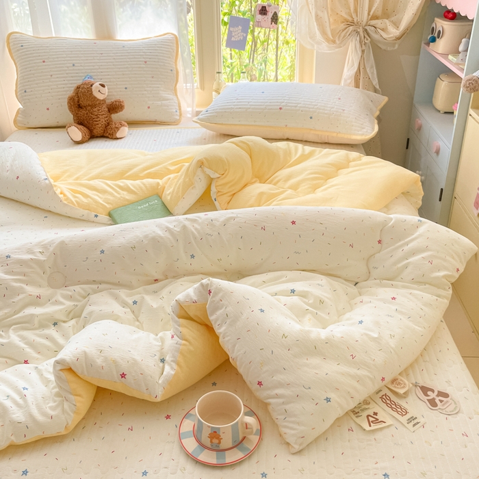 91家纺网 家纺一手货源 找家纺 老帅的工厂店 2025新款7A抗菌床盖加厚被芯云感春秋冬被子被芯四件套系列（有买家秀） 织梦