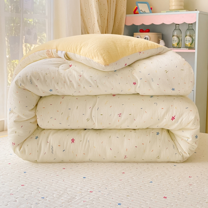 91家纺网 家纺一手货源 找家纺 老帅的工厂店 2025新款7A抗菌床盖加厚被芯云感春秋冬被子被芯四件套系列（有买家秀） 织梦