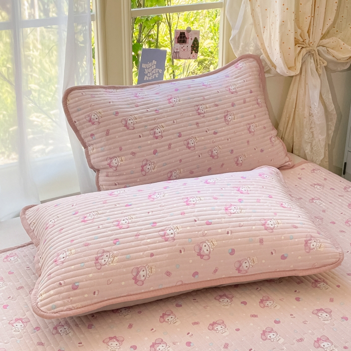 91家纺网 家纺一手货源 找家纺 老帅的工厂店 2025新款7A抗菌床盖加厚被芯云感春秋冬被子被芯四件套系列（有买家秀） 甜心兔