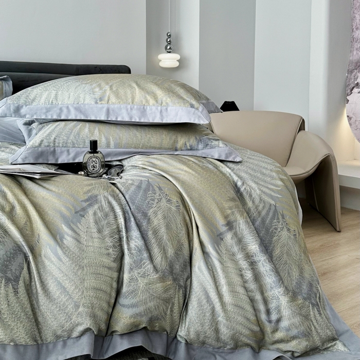 91家纺网 家纺一手货源 找家纺 薏思家纺 2025新款全棉斜纹加厚数码印花-宽边磨毛系列 洛克蓝