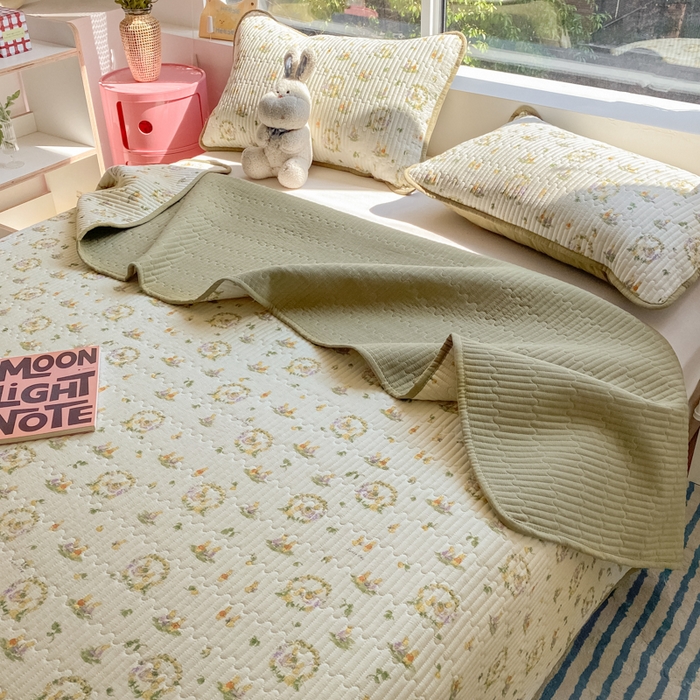 91家纺网 家纺一手货源 找家纺 老帅的工厂店 2025新款7A抗菌床盖加厚被芯云感春秋冬被子被芯四件套系列（有买家秀） 庄园兔