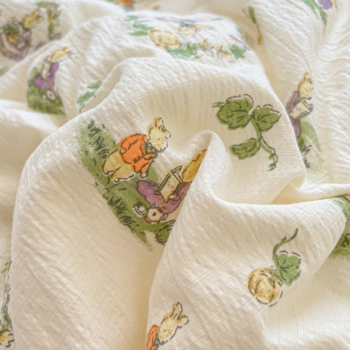 91家纺网 家纺一手货源 找家纺 老帅的工厂店 2025新款7A抗菌床盖加厚被芯云感春秋冬被子被芯四件套系列（有买家秀） 庄园兔