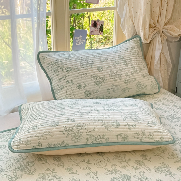 91家纺网 家纺一手货源 找家纺 老帅的工厂店 2025新款7A抗菌床盖加厚被芯云感春秋冬被子被芯四件套系列（有买家秀） 花开漫漫