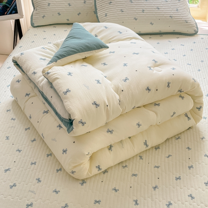 91家纺网 家纺一手货源 找家纺 老帅的工厂店 2025新款7A抗菌床盖加厚被芯云感春秋冬被子被芯四件套系列（有买家秀） 倾结