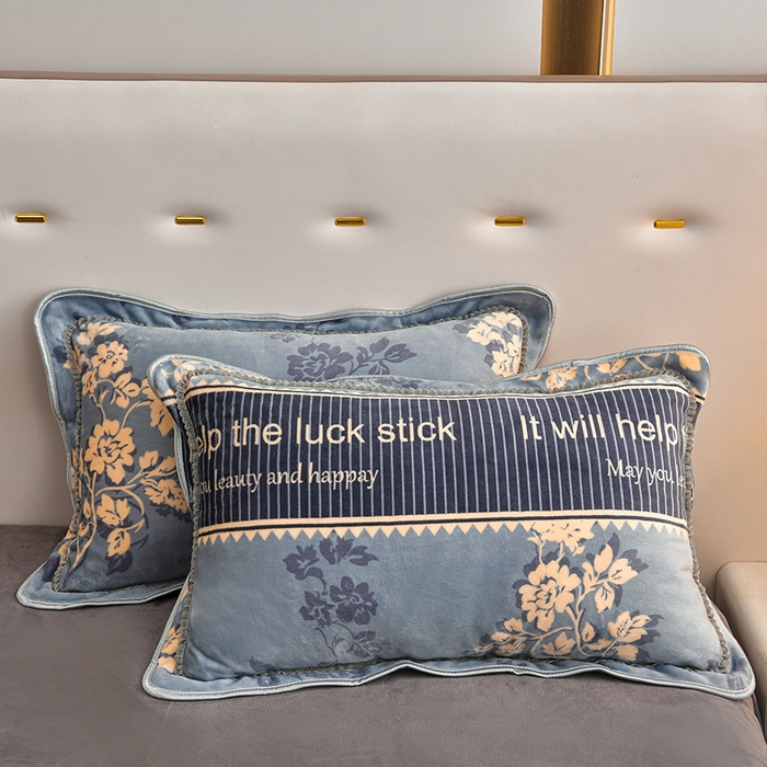 91家纺网 家纺一手货源 找家纺 亿品2025直播爆款9.5斤牛奶绒四件套加厚保暖床裙四件套 拾光里