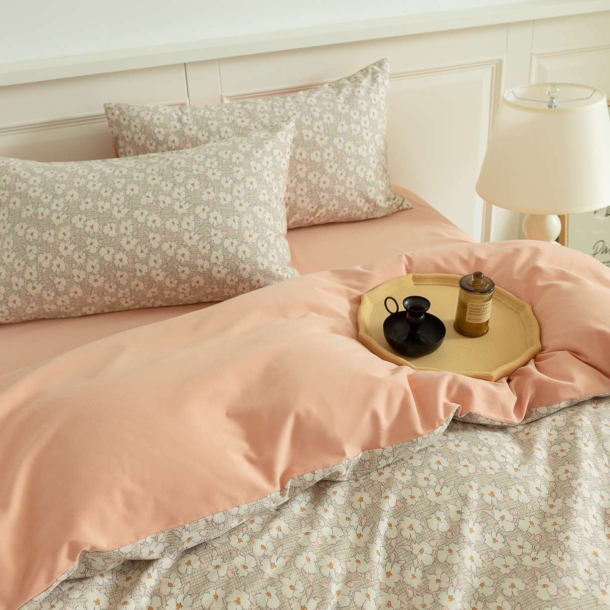 91家纺网 家纺一手货源 找家纺 绫韵家纺 2025秋冬新款印花全棉磨毛冬季加厚纯棉磨毛三件套四件套系列 言依咖