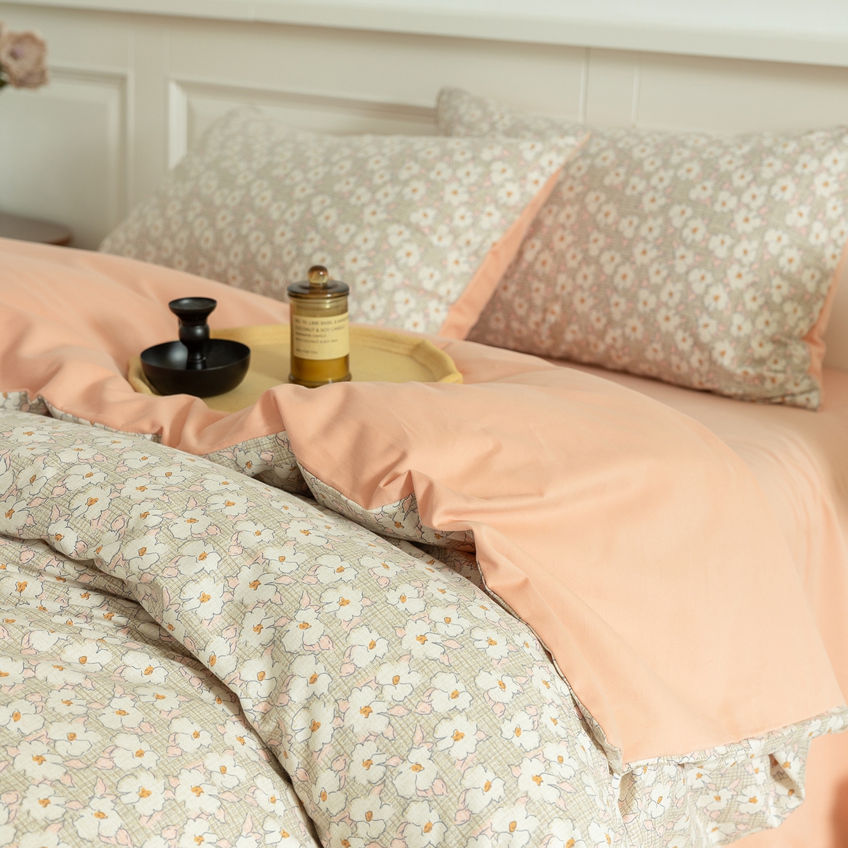 91家纺网 家纺一手货源 找家纺 绫韵家纺 2025秋冬新款印花全棉磨毛冬季加厚纯棉磨毛三件套四件套系列 言依咖