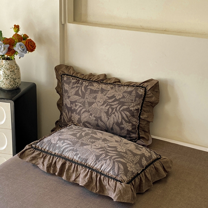 91家纺网 家纺一手货源 找家纺 艺玲家纺 2025新款亲肤舒适复古水洗亚麻四件套 佩利斯