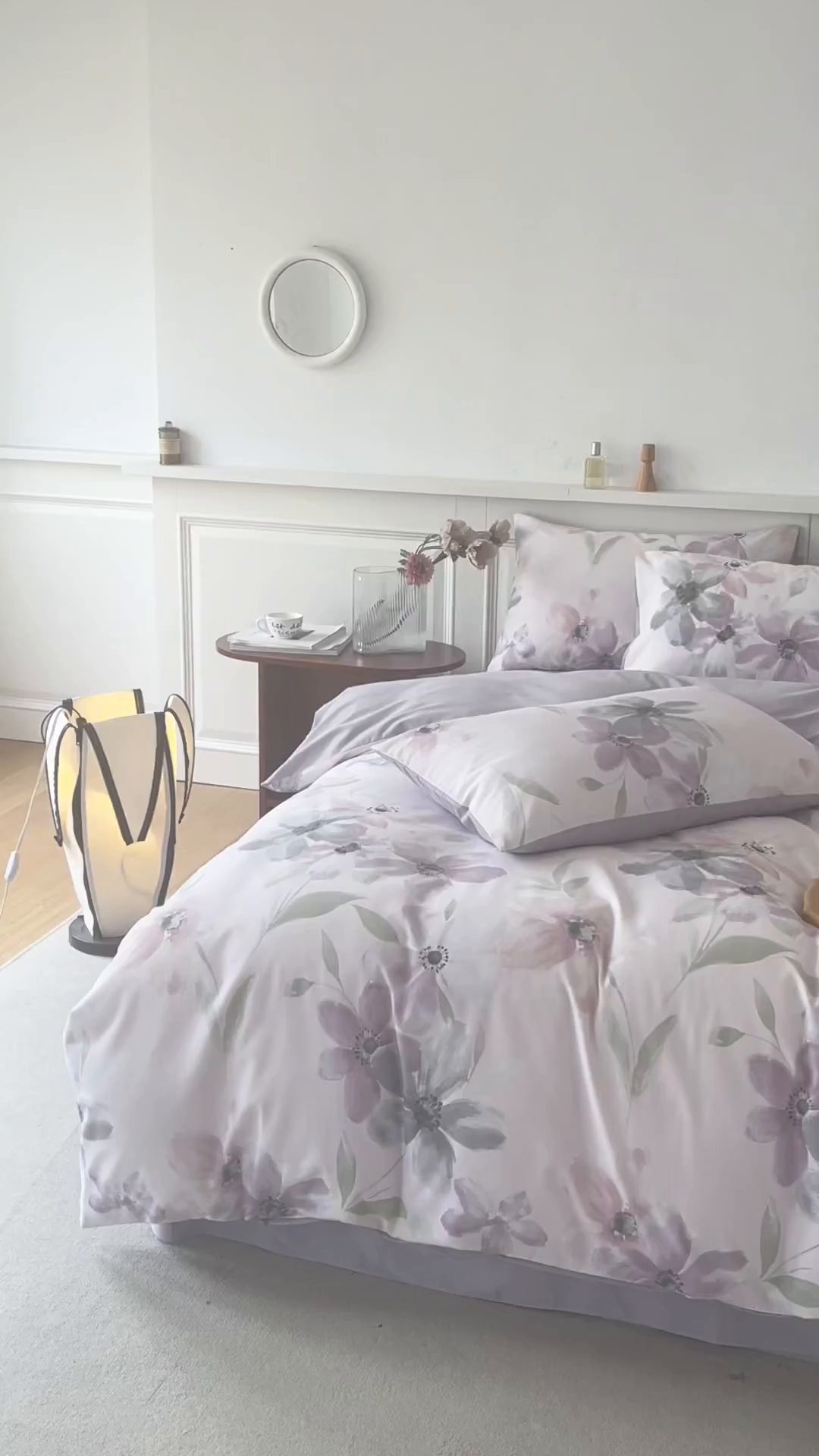 91家纺网 家纺一手货源 找家纺 绫韵家纺 2025秋冬新款印花全棉磨毛冬季加厚纯棉磨毛三件套四件套系列 叶颜