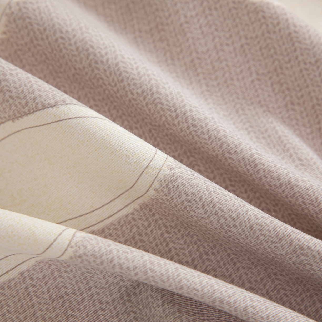 91家纺网 家纺一手货源 找家纺 绫韵家纺 2025秋冬新款印花全棉磨毛冬季加厚纯棉磨毛三件套四件套系列 亦初-咖