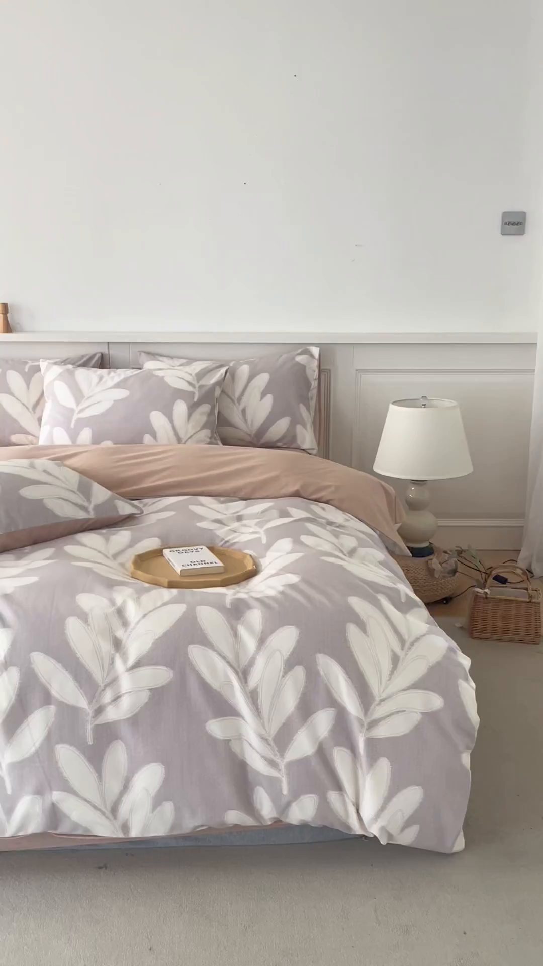 91家纺网 家纺一手货源 找家纺 绫韵家纺 2025秋冬新款印花全棉磨毛冬季加厚纯棉磨毛三件套四件套系列 亦初-咖