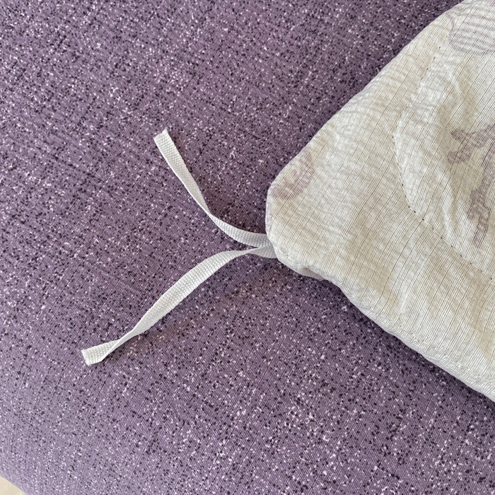 91家纺网 家纺一手货源 找家纺 艺玲家纺 2025新款亲肤舒适复古水洗亚麻四件套 紫嫣