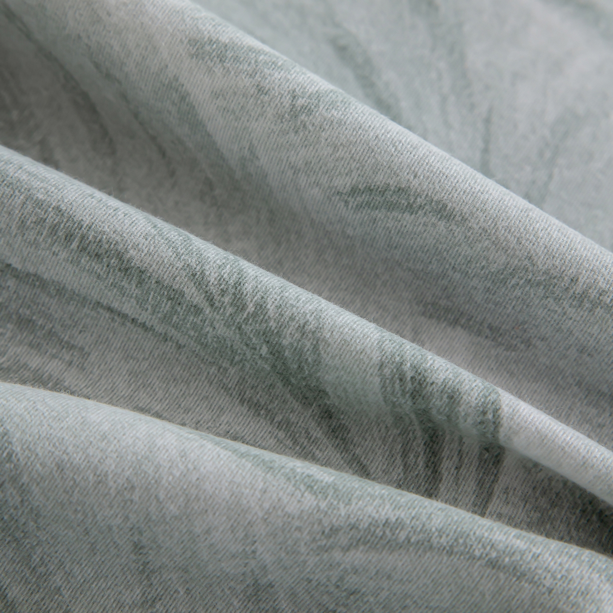 91家纺网 家纺一手货源 找家纺 绫韵家纺 2025秋冬新款印花全棉磨毛冬季加厚纯棉磨毛三件套四件套系列 羽裳-绿