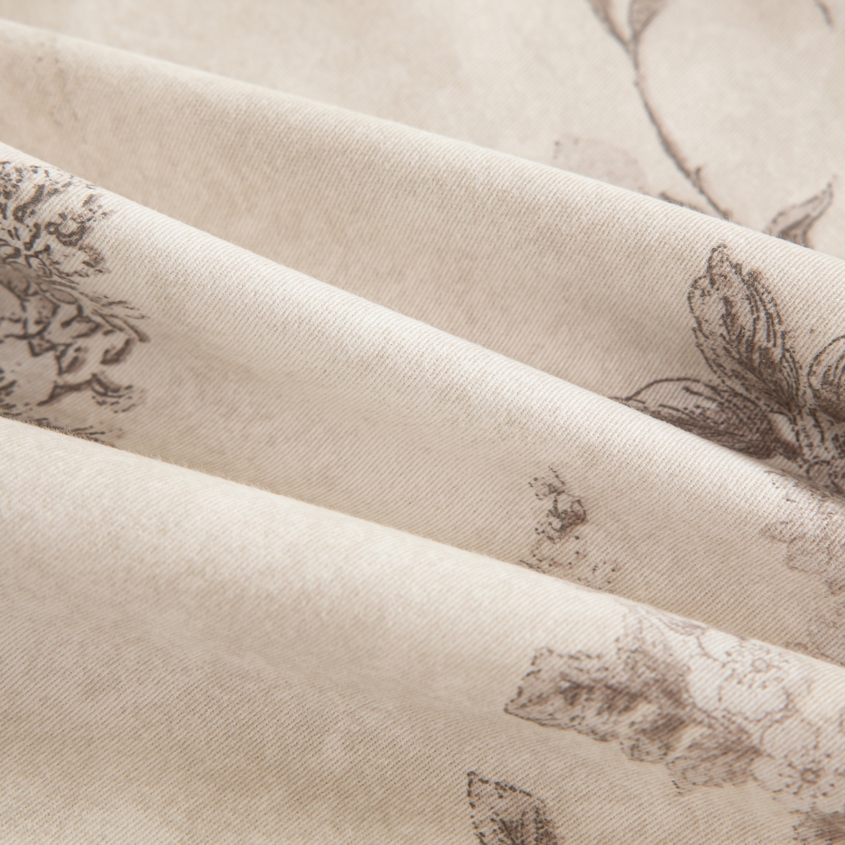 91家纺网 家纺一手货源 找家纺 绫韵家纺 2025秋冬新款印花全棉磨毛冬季加厚纯棉磨毛三件套四件套系列 远黛-咖