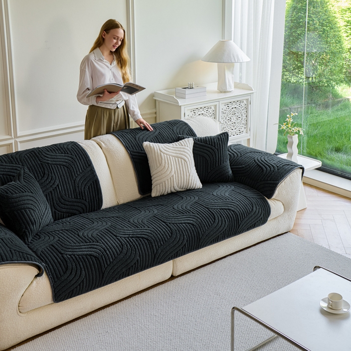 91家纺网 家纺一手货源 找家纺 （总）闲鱼家纺 2025新款软糯厚实舒棉绒沙发垫