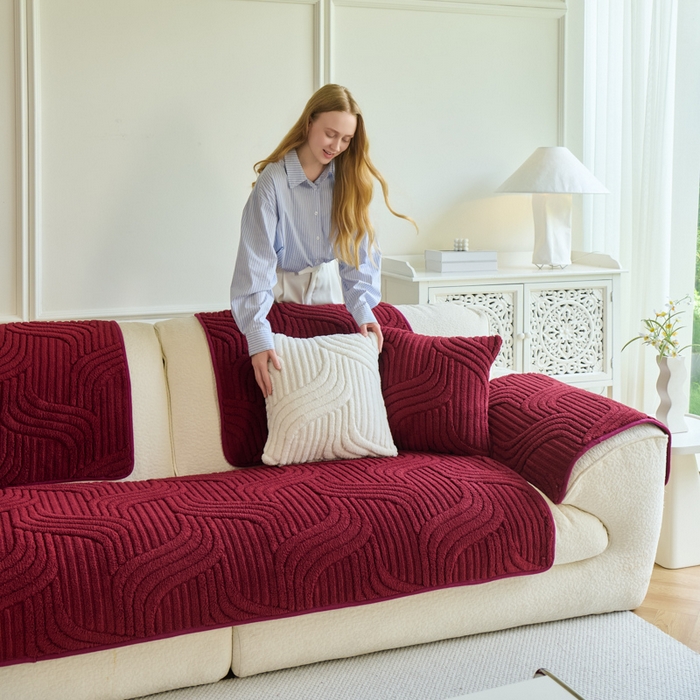 91家纺网 家纺一手货源 找家纺 （总）闲鱼家纺 2025新款软糯厚实舒棉绒沙发垫