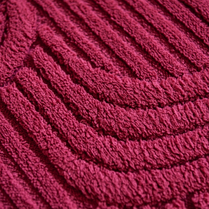 91家纺网 家纺一手货源 找家纺 闲鱼家纺 2025新款软糯厚实舒棉绒沙发垫 酒红