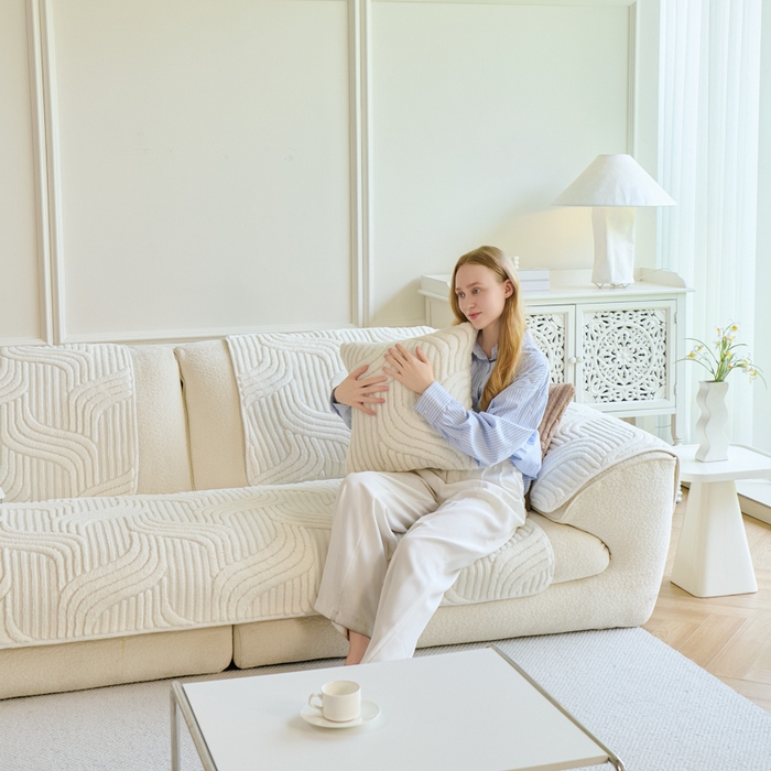 91家纺网 家纺一手货源 找家纺 （总）闲鱼家纺 2025新款软糯厚实舒棉绒沙发垫