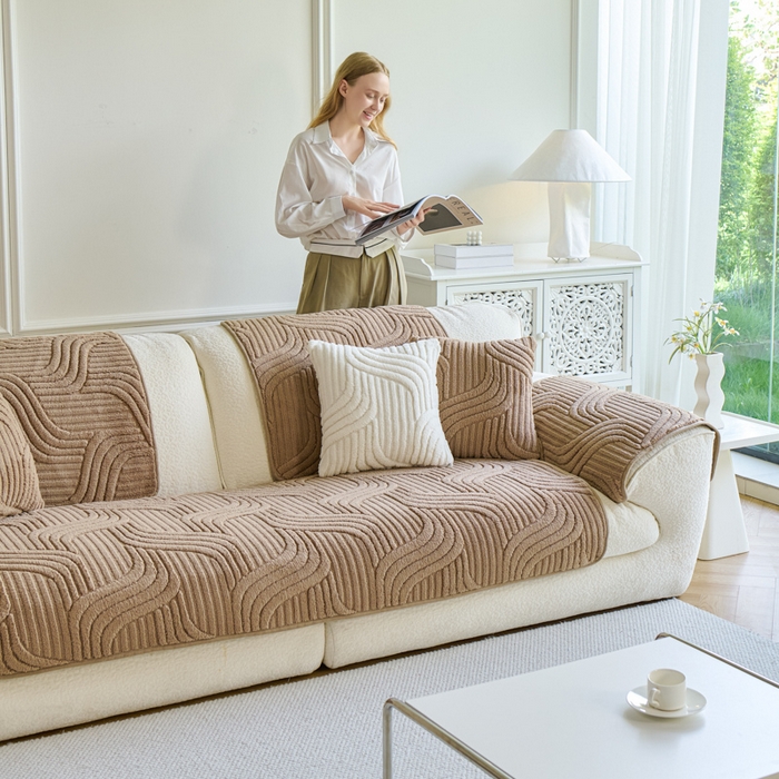 91家纺网 家纺一手货源 找家纺 （总）闲鱼家纺 2025新款软糯厚实舒棉绒沙发垫