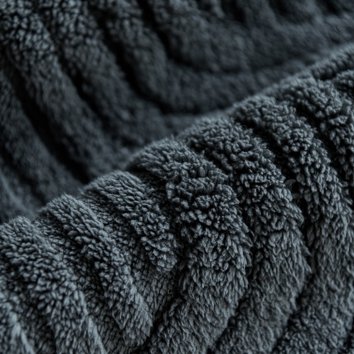 91家纺网 家纺一手货源 找家纺 闲鱼家纺 2025新款软糯厚实舒棉绒沙发垫 深灰