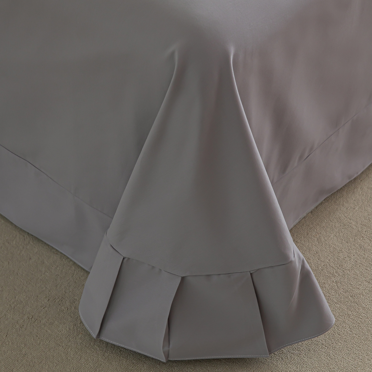 91家纺网 家纺一手货源 找家纺 绫韵家纺 2025秋冬新款印花全棉磨毛冬季加厚纯棉磨毛三件套四件套系列 魅影灰