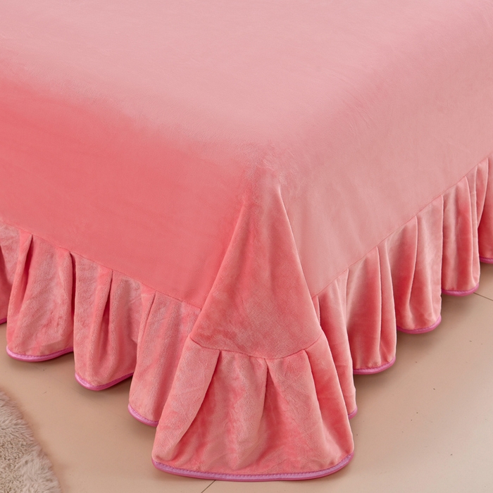 91家纺网 家纺一手货源 找家纺 雨洋2025新款加厚保暖8.5斤牛奶绒金貂婴儿绒四件套欧若拉