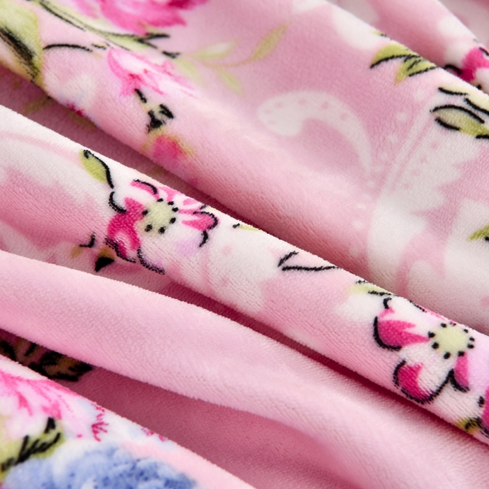 91家纺网 家纺一手货源 找家纺 雨洋2025新款加厚保暖8.5斤牛奶绒金貂婴儿绒四件套欧若拉