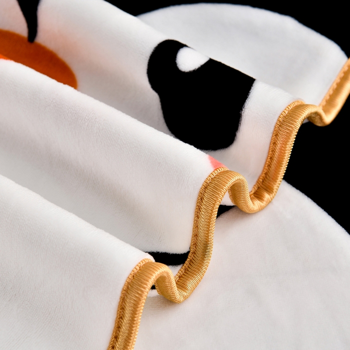 91家纺网 家纺一手货源 找家纺 雨洋2025新款加厚保暖8.5斤牛奶绒金貂婴儿绒四件套企鹅