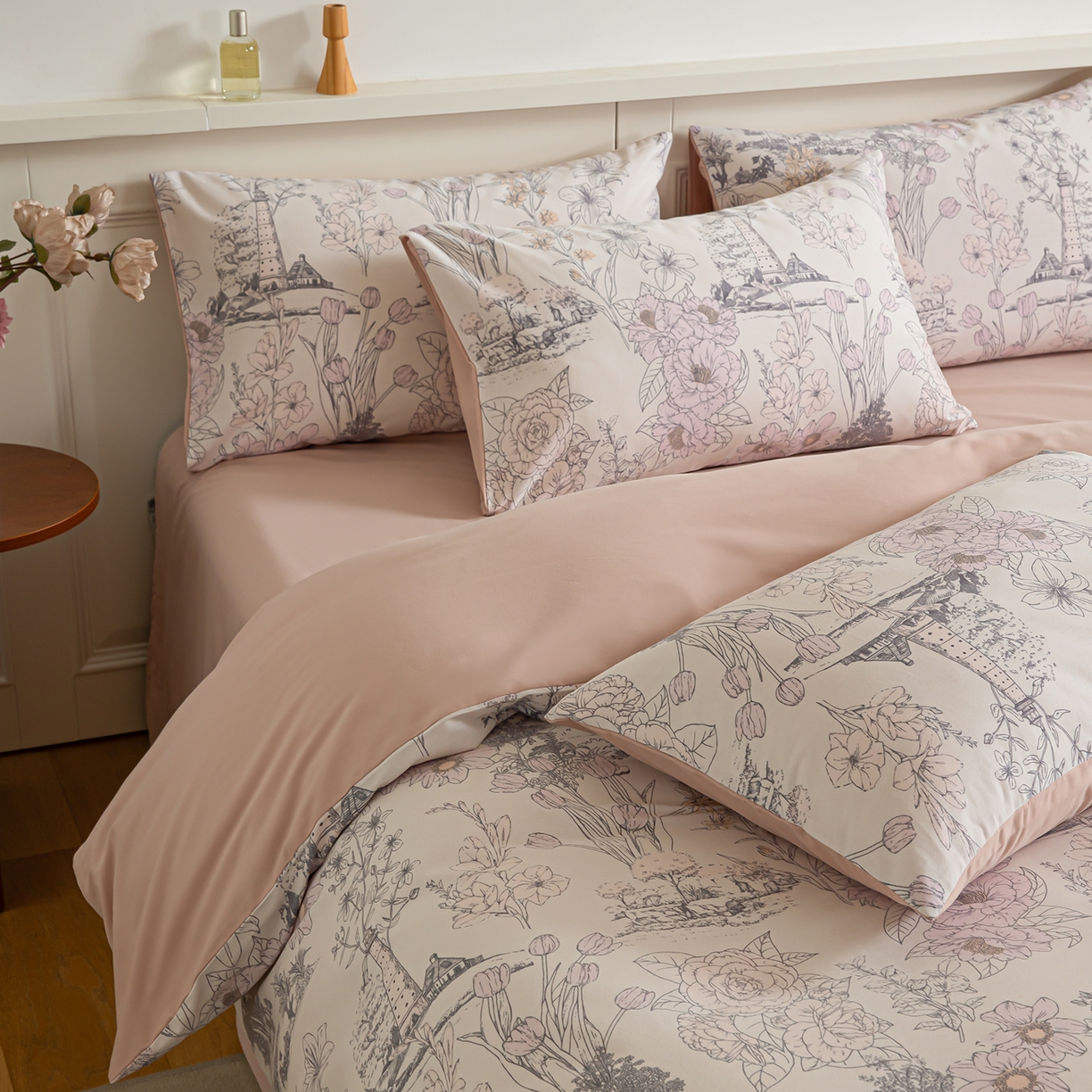 91家纺网 家纺一手货源 找家纺 （总）绫韵家纺 2025秋冬新款印花全棉磨毛冬季加厚纯棉磨毛三件套四件套系列