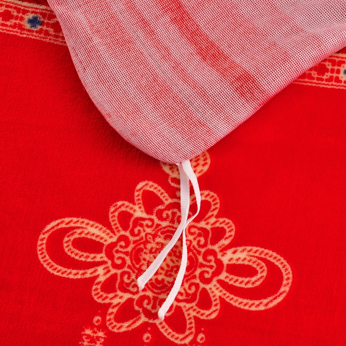 91家纺网 家纺一手货源 找家纺 雨洋2025新款加厚保暖8.5斤牛奶绒金貂婴儿绒四件套永结同心