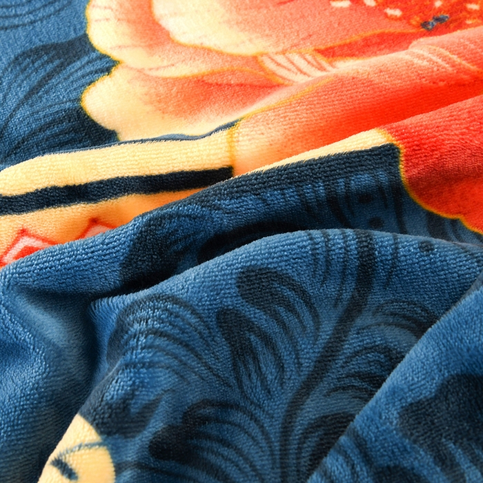 91家纺网 家纺一手货源 找家纺 雨洋家纺 2025新款10斤绒四件套 富贵吉祥