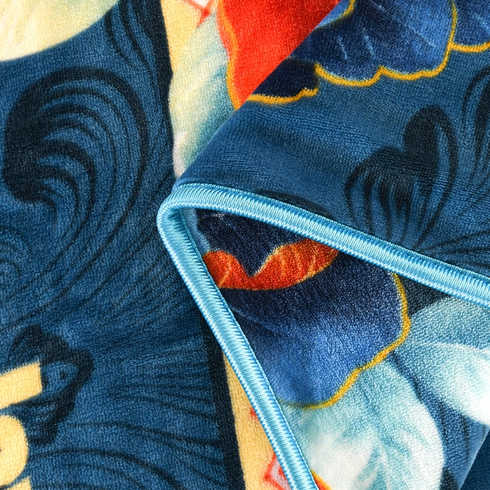 91家纺网 家纺一手货源 找家纺 雨洋家纺 2025新款10斤绒四件套 富贵吉祥