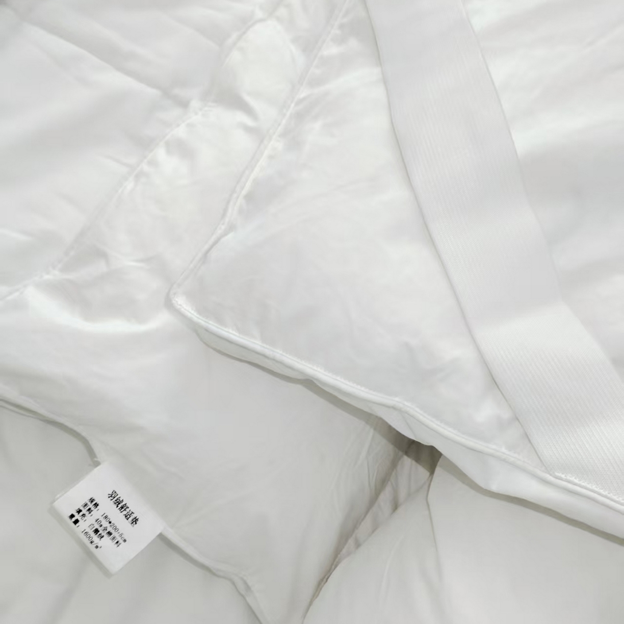 91家纺网 家纺一手货源 找家纺 （总）安力森/诚臻酒店用品 2025新款白鹅毛羽绒床垫星级酒店软垫超软超厚床褥垫学生宿舍家用垫单双人