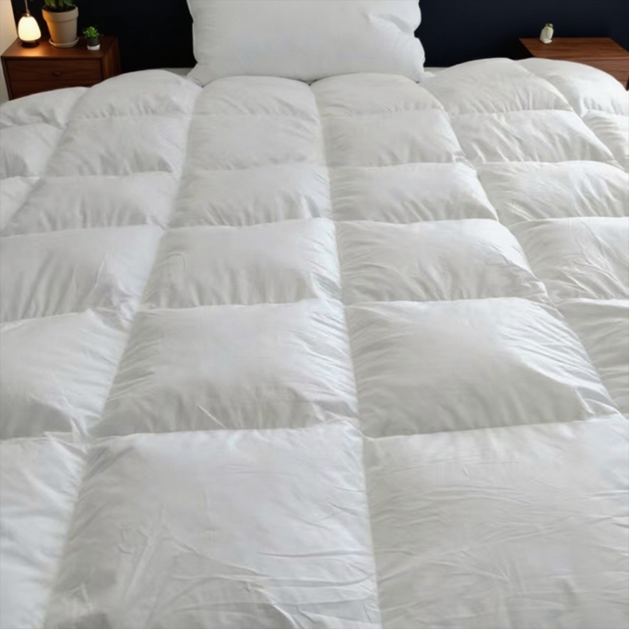 91家纺网 家纺一手货源 找家纺 （总）安力森/诚臻酒店用品 2025新款白鹅毛羽绒床垫星级酒店软垫超软超厚床褥垫学生宿舍家用垫单双人