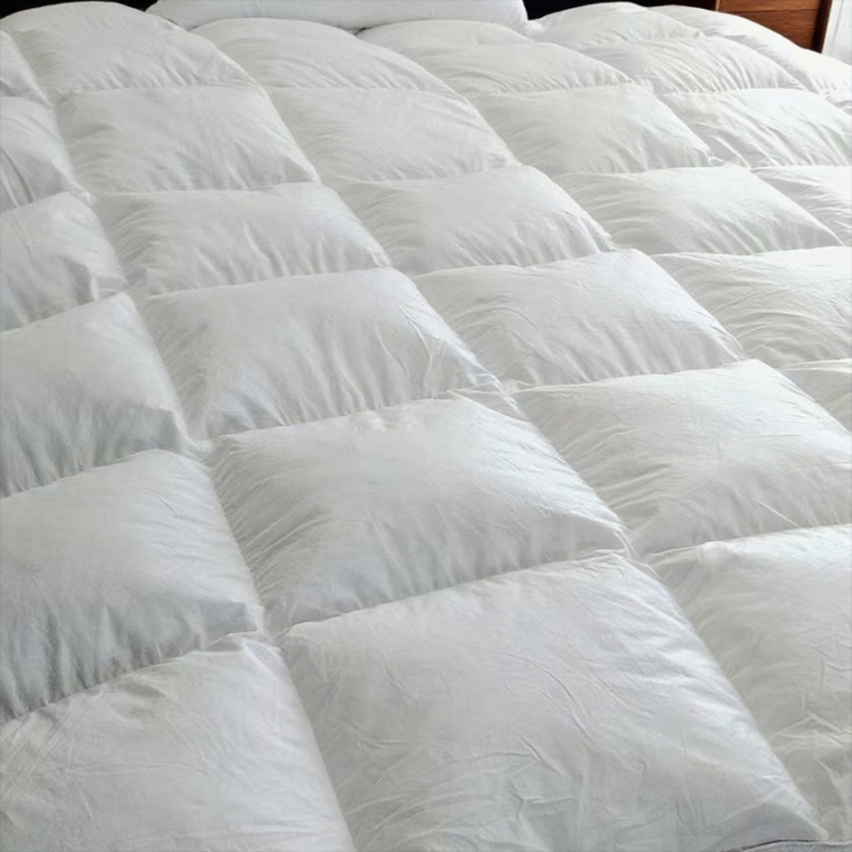 91家纺网 家纺一手货源 找家纺 （总）安力森/诚臻酒店用品 2025新款白鹅毛羽绒床垫星级酒店软垫超软超厚床褥垫学生宿舍家用垫单双人
