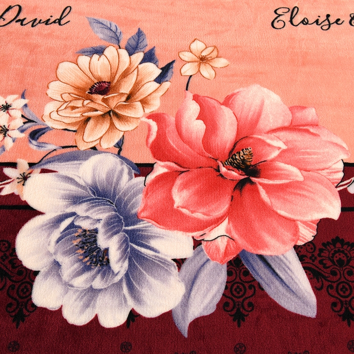 91家纺网 家纺一手货源 找家纺 雨洋家纺 2025新款10斤绒四件套 花间秒雨