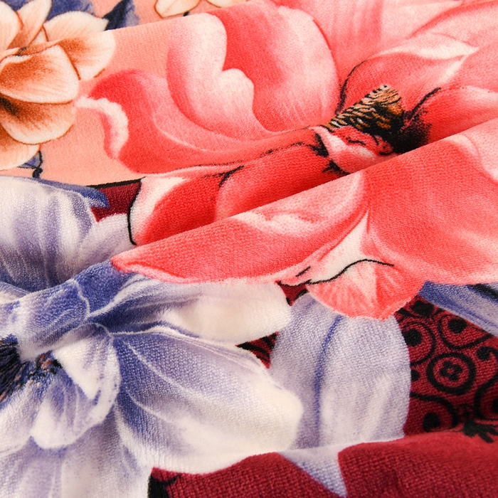 91家纺网 家纺一手货源 找家纺 雨洋家纺 2025新款10斤绒四件套 花间秒雨