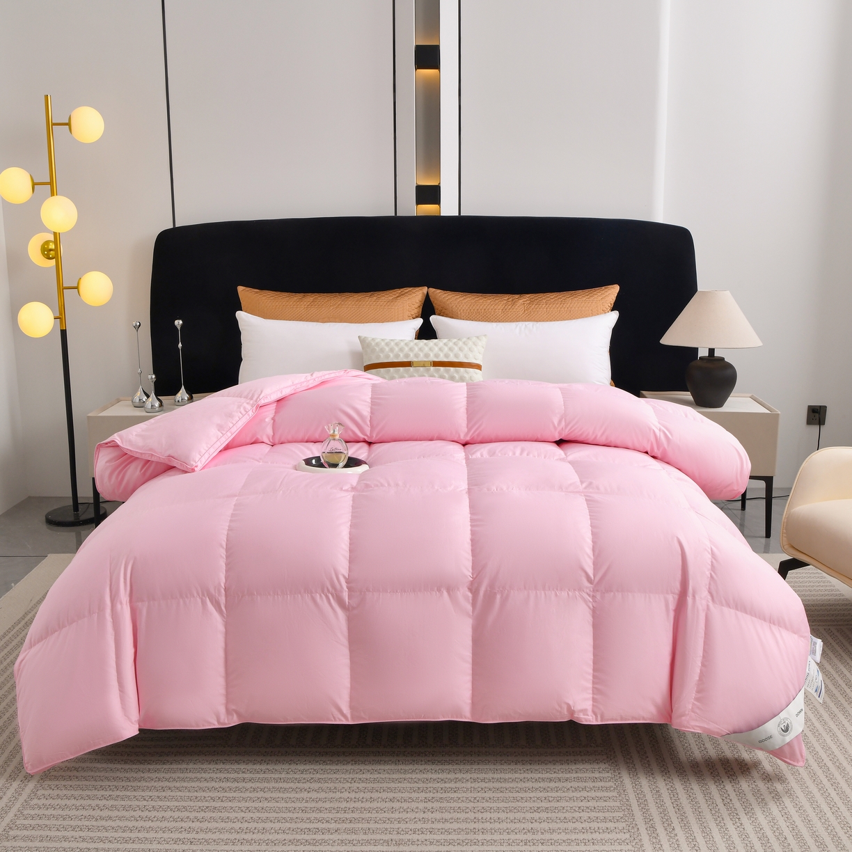 91家纺网 家纺一手货源 找家纺 （总）棠婷  2025新款100支柔赛丝立体羽绒被